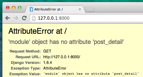 AttributeError